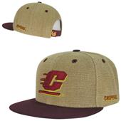 Central Michigan Univ Heavy Jute Snapback Cap Central Michigan Univ Heavy Jute Snapback Cap