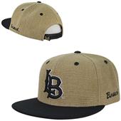 Cal State Long Beach Heavy Jute Snapback Cap Cal State Long Beach Heavy Jute Snapback Cap