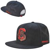 Cornell University Faux Suede Snapback Cap Cornell University Faux Suede Snapback Cap