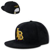 Cal State Long Beach Faux Suede Snapback Cap Cal State Long Beach Faux Suede Snapback Cap