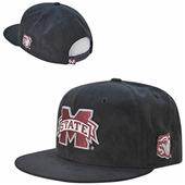 Mississippi State Univ Faux Suede Snapback Cap Mississippi State Univ Faux Suede Snapback Cap
