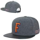 Cal State Fullerton Melton Vinyl Snapback Cap Cal State Fullerton Melton Vinyl Snapback Cap