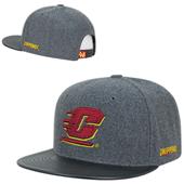 Central Michigan Univ Melton Vinyl Snapback Cap Central Michigan Univ Melton Vinyl Snapback Cap