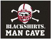 Fan Mats Nebraska Blackshirt Man Cave All-Star Mat Fan Mats Nebraska Blackshirt Man Cave All-Star Mat