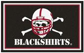 Fan Mats NCAA Nebraska Blackshirts 4'x6' Rug Fan Mats NCAA Nebraska Blackshirts 4'x6' Rug