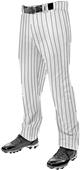 Triple Crown Open Bottom Pinstripe Baseball Pants Triple Crown Open Bottom Pinstripe Baseball Pants