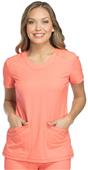 Dickies Women's Dynamix Rounded V-Neck Scrub Top Dickies Women's Dynamix Rounded V-Neck Scrub Top