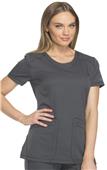 Dickies Women's Dynamix Rounded V-Neck Scrub Top Dickies Women's Dynamix Rounded V-Neck Scrub Top
