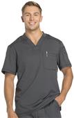 Dickies Men's Dynamix V-Neck Scrub Top Dickies Men's Dynamix V-Neck Scrub Top