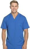 Dickies Men's Dynamix V-Neck Scrub Top Dickies Men's Dynamix V-Neck Scrub Top