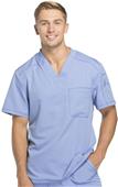 Dickies Men's Dynamix V-Neck Scrub Top Dickies Men's Dynamix V-Neck Scrub Top