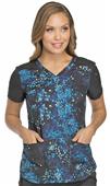 Dickies Women's Dynamix Prints V-Neck Scrub Top Dickies Women's Dynamix Prints V-Neck Scrub Top