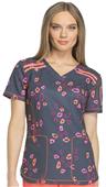Dickies Women's Dynamix Prints V-Neck Scrub Top Dickies Women's Dynamix Prints V-Neck Scrub Top
