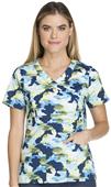 Dickies Women's Gen Flex Mock Wrap Scrub Top Dickies Women's Gen Flex Mock Wrap Scrub Top
