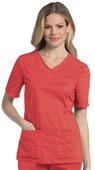 Landau Women's Pre-Washed Surplice Scrub Top Landau Women's Pre-Washed Surplice Scrub Top