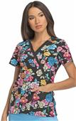 Dickies Women's Xtreme Stretch Mock Wrap Scrub Top Dickies Women's Xtreme Stretch Mock Wrap Scrub Top