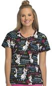 Cherokee Disney Women's V-Neck Scrub Top Cherokee Disney Women's V-Neck Scrub Top