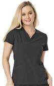 HeartSoul Womens Heart Zips A Beat Vneck Scrub Top HeartSoul Womens Heart Zips A Beat Vneck Scrub Top
