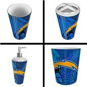 Northwest NFL LA Chargers 4-Piece Bath Set Northwest NFL LA Chargers 4-Piece Bath Set