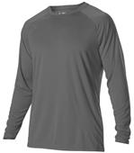 Alleson Adult/Youth Heather Tech LS Tshirt Alleson Adult/Youth Heather Tech LS Tshirt