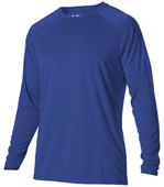 Alleson Adult/Youth Heather Tech LS Tshirt Alleson Adult/Youth Heather Tech LS Tshirt