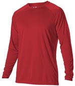 Alleson Adult/Youth Heather Tech LS Tshirt Alleson Adult/Youth Heather Tech LS Tshirt
