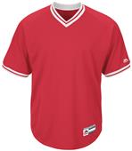 Majestic Cool Base V-Neck Baseball Jersey - C/O Majestic Cool Base V-Neck Baseball Jersey - C/O