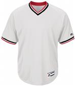 Majestic Cool Base V-Neck Baseball Jersey - C/O Majestic Cool Base V-Neck Baseball Jersey - C/O