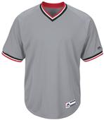 Majestic Cool Base V-Neck Baseball Jersey - C/O Majestic Cool Base V-Neck Baseball Jersey - C/O