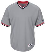 Majestic Cool Base V-Neck Baseball Jersey - C/O Majestic Cool Base V-Neck Baseball Jersey - C/O