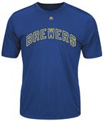 Cooperstown Evolution Brewers Baseball Tee Cooperstown Evolution Brewers Baseball Tee