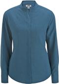 Edwards Womens Batiste Stand-up Colloar Blouse Edwards Womens Batiste Stand-up Colloar Blouse