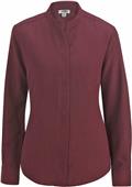 Edwards Womens Batiste Stand-up Colloar Blouse Edwards Womens Batiste Stand-up Colloar Blouse