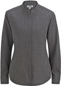 Edwards Womens Batiste Stand-up Colloar Blouse Edwards Womens Batiste Stand-up Colloar Blouse