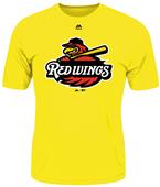 MiLB Evolution Rochester Red Wings Baseball Tee MiLB Evolution Rochester Red Wings Baseball Tee