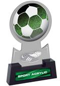 7" Sport Smoked TRUacrylic Soccer Trophy 7" Sport Smoked TRUacrylic Soccer Trophy