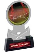 7" Sport Smoked TRUacrylic Softball Trophy 7" Sport Smoked TRUacrylic Softball Trophy