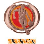 Hasty Awards 3" Halo Basketball Medals Hasty Awards 3" Halo Basketball Medals