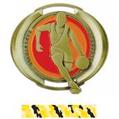 Hasty Awards 3" Halo Basketball Medals Hasty Awards 3" Halo Basketball Medals