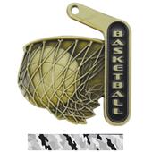Hasty Awards 2.25" Prime Basketball Medals Hasty Awards 2.25" Prime Basketball Medals