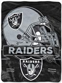 Northwest NFL Raiders Prestige Raschel Throw Northwest NFL Raiders Prestige Raschel Throw