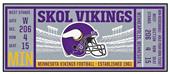 Fan Mats NFL Minnesota Vikings Ticket Runner Fan Mats NFL Minnesota Vikings Ticket Runner