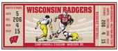 Fan Mats NCAA Univ. of Wisconsin Ticket Runner Fan Mats NCAA Univ. of Wisconsin Ticket Runner