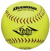 Diamond Zulu Red Stitch 12" ASA Synthetic Softball Diamond Zulu Red Stitch 12" ASA Synthetic Softball
