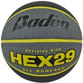 Baden Hex Deluxe Rubber Skived Basketballs Baden Hex Deluxe Rubber Skived Basketballs