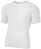 A4 Adult Short Sleeve Compression Crew Shirts CO A4 Adult Short Sleeve Compression Crew Shirts CO