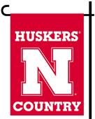 Collegiate Nebraska 2-Sided Garden Flag Collegiate Nebraska 2-Sided Garden Flag