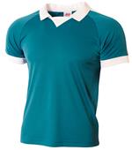 A4 Short Sleeve J Collar Soccer Shirt CO A4 Short Sleeve J Collar Soccer Shirt CO