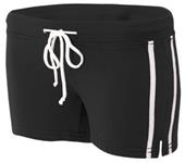 A4 Womens Girls CW5226 Striped 3" Short - Closeout A4 Womens Girls CW5226 Striped 3" Short - Closeout