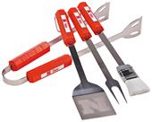 Collegiate Nebraska Cornhuskers 4-Piece BBQ Set Collegiate Nebraska Cornhuskers 4-Piece BBQ Set